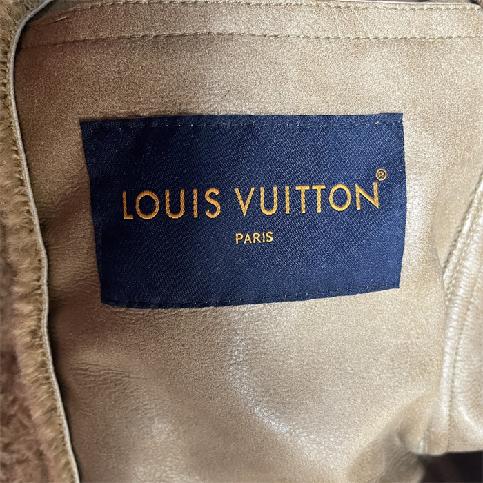 2024fw LV Real Leather Jacket Top Version