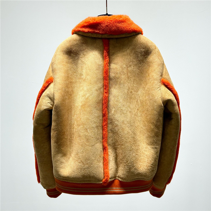 2023fw LV Real Leather Jacket Top Version