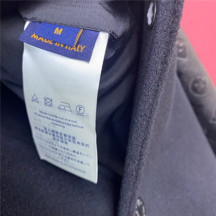 2024ss LV Leather Jacket Top Version