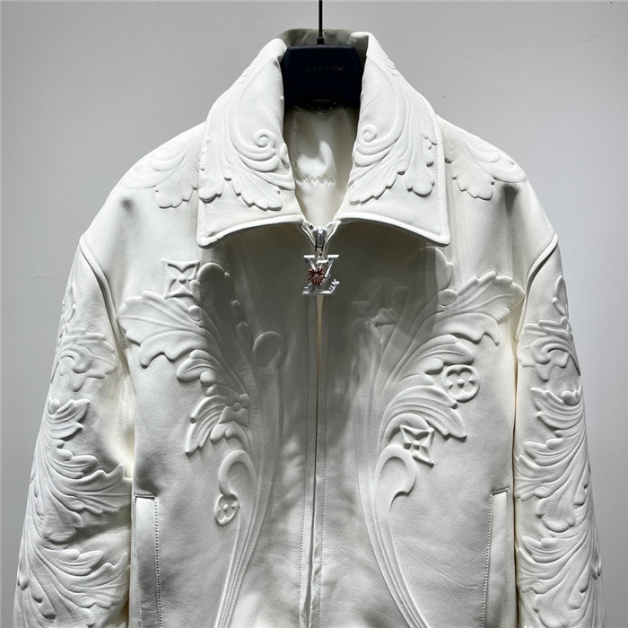 2023fw LV Real Leather Jacket Top Version