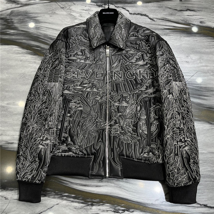 2023fw LV Real Leather Jacket Top Version