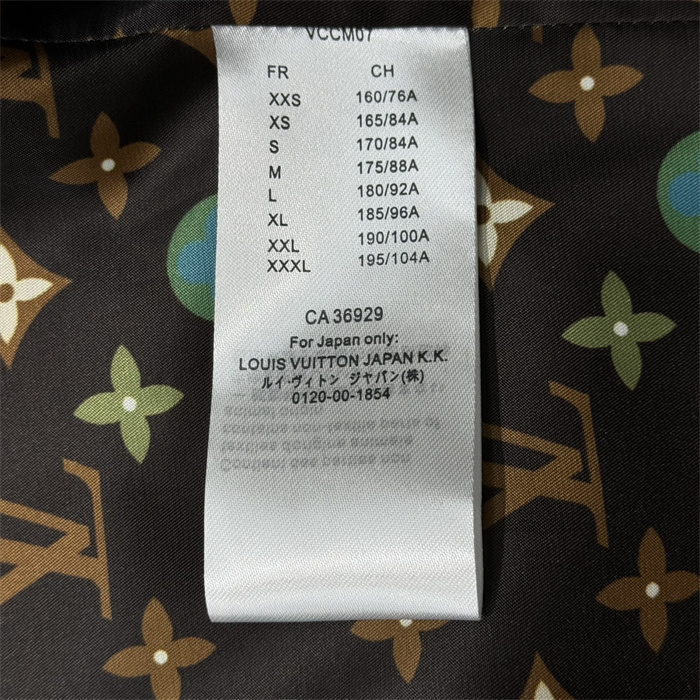 2024fw LV Leather Jacket Top Version