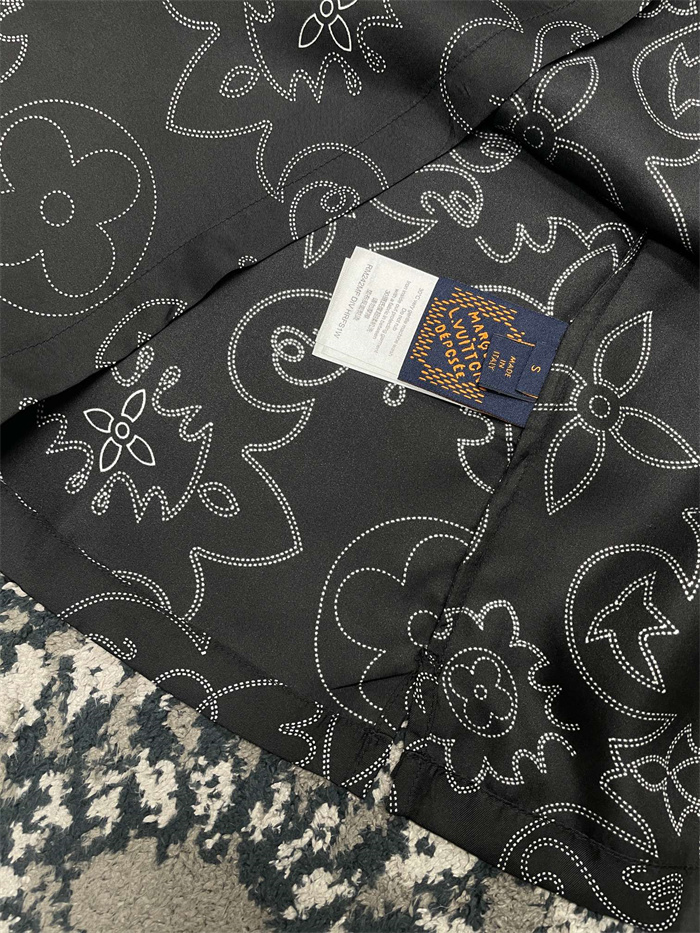 2024fw LV Silk Shirt Top Version