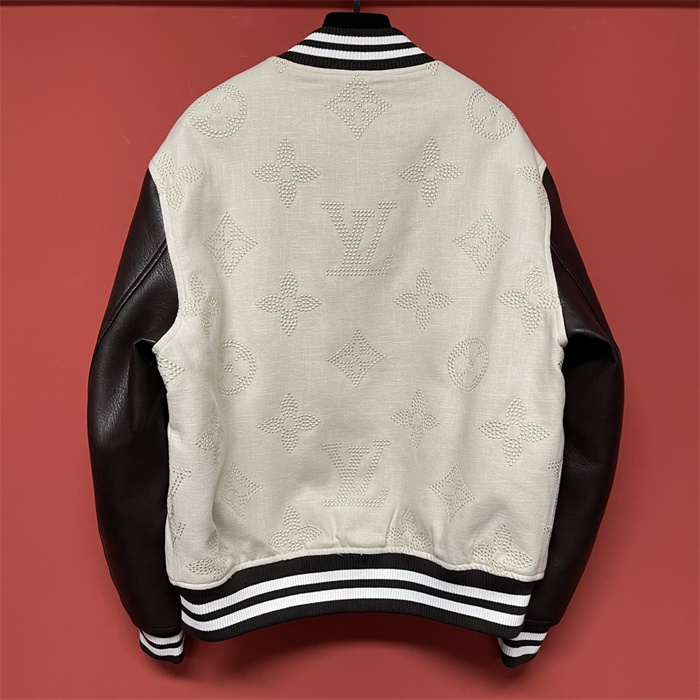2024fw LV Real Leather Jacket Top Version