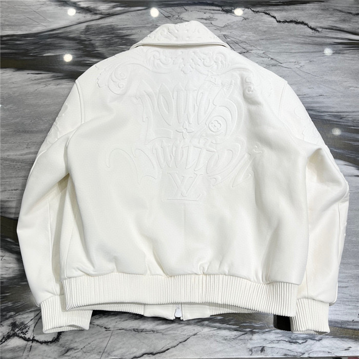 2023fw LV Real Leather Jacket Top Version