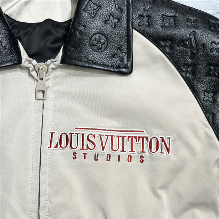 2023fw LV Real Leather Jacket Top Version
