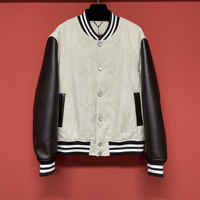 2024fw LV Real Leather Jacket Top Version