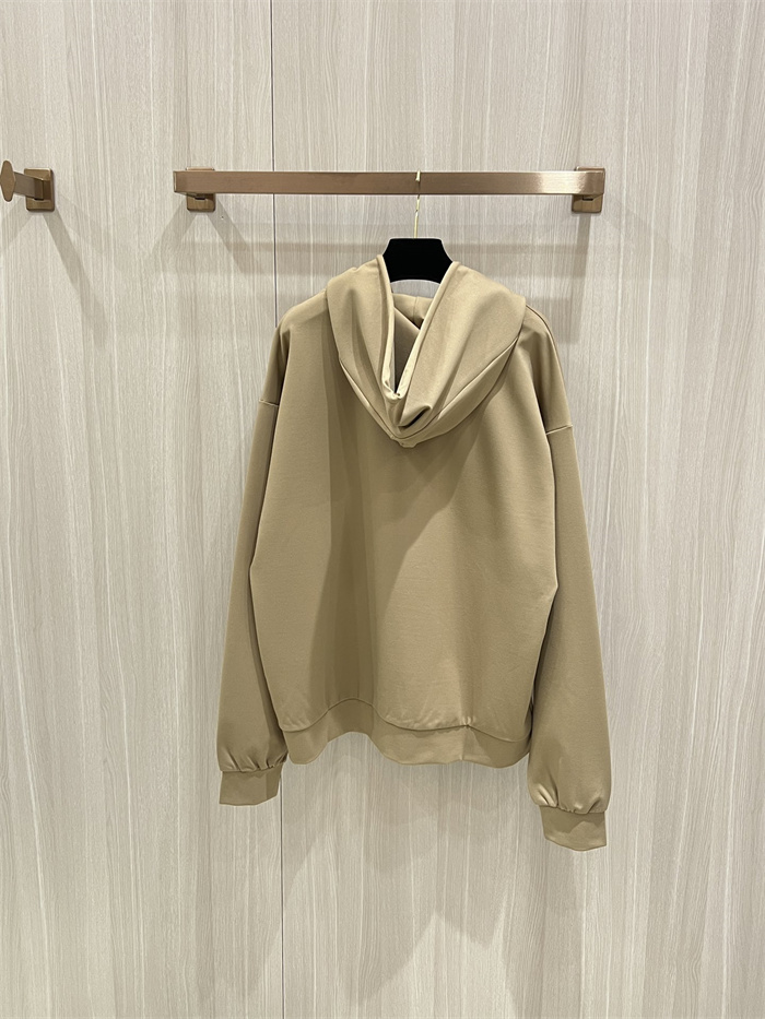 2024fw LV Zipper Hoodie Top Version