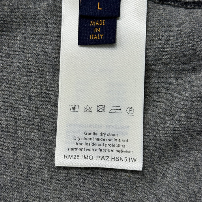 2024fw LV Zipper Sweater Top Version