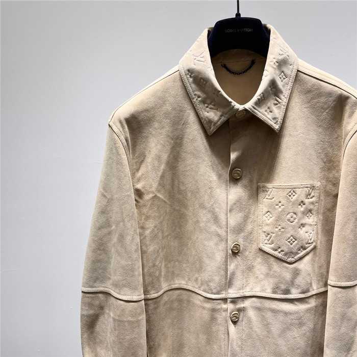 2023fw LV Real Leather Jacket Top Version