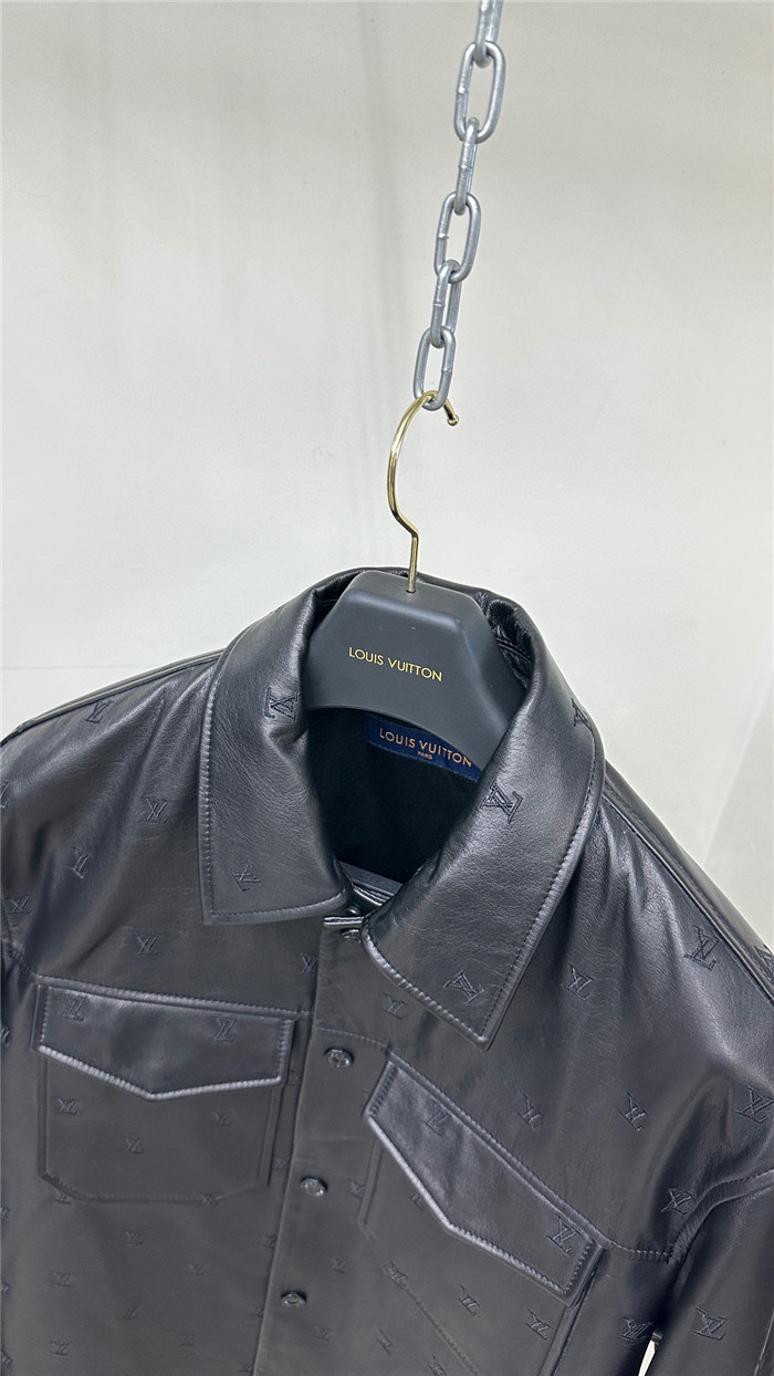 2024SS LV Leather Jacket Top Version