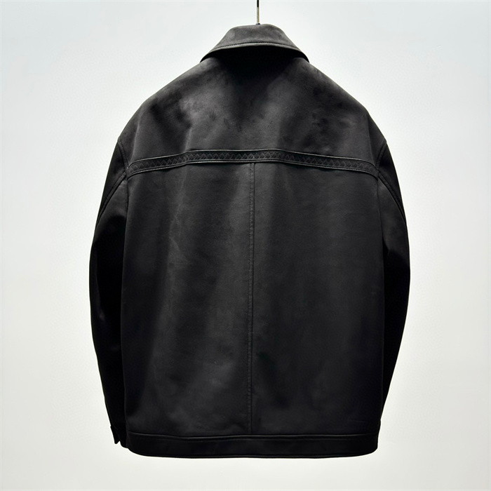 2024fw LV Leather Jacket Top Version
