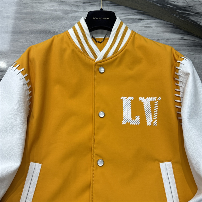 2024fw LV Leather Jacket Top Version