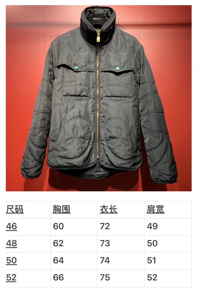 2024fw LV Cotton Jacket Top Version