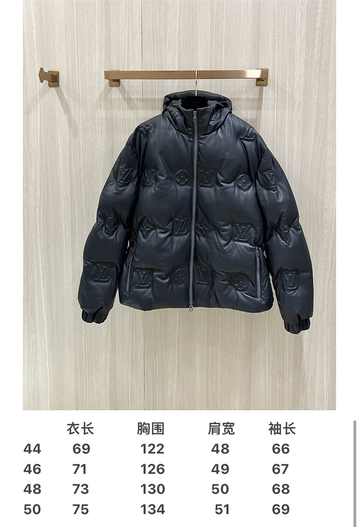 2025SS LV Leather Down Jacket Top Version