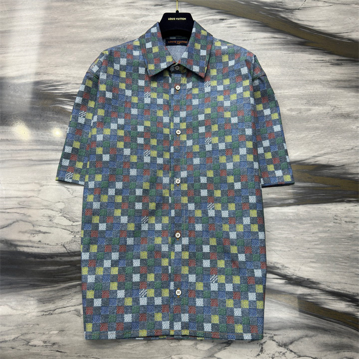 2025SS LV JShirtShorts Top Version