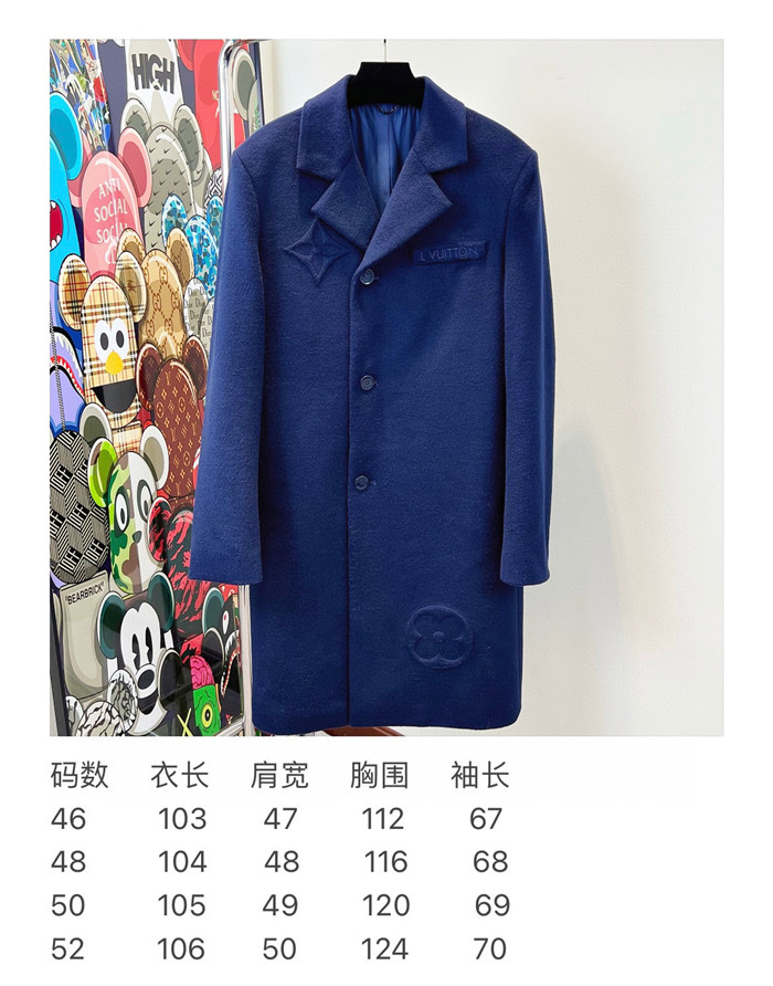 2023fw LV Overcoat Top Version
