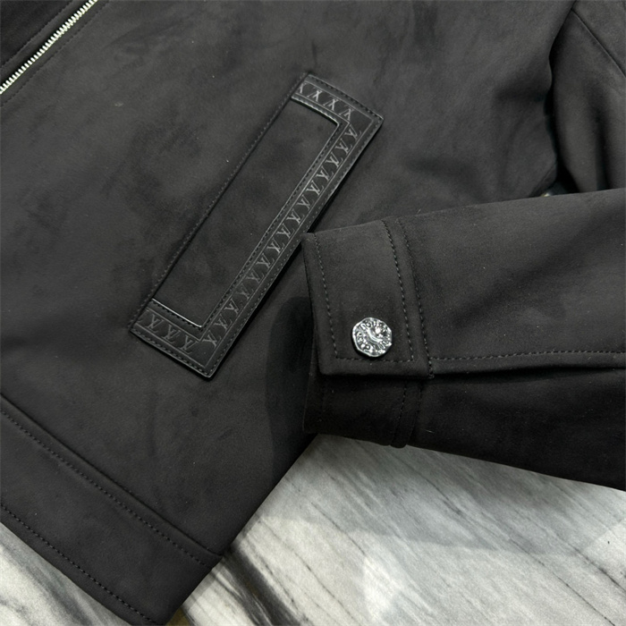 2024fw LV Leather Jacket Top Version