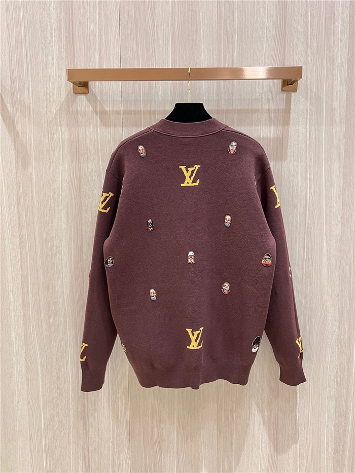 2024ss LV Cardigan Sweater Top Version