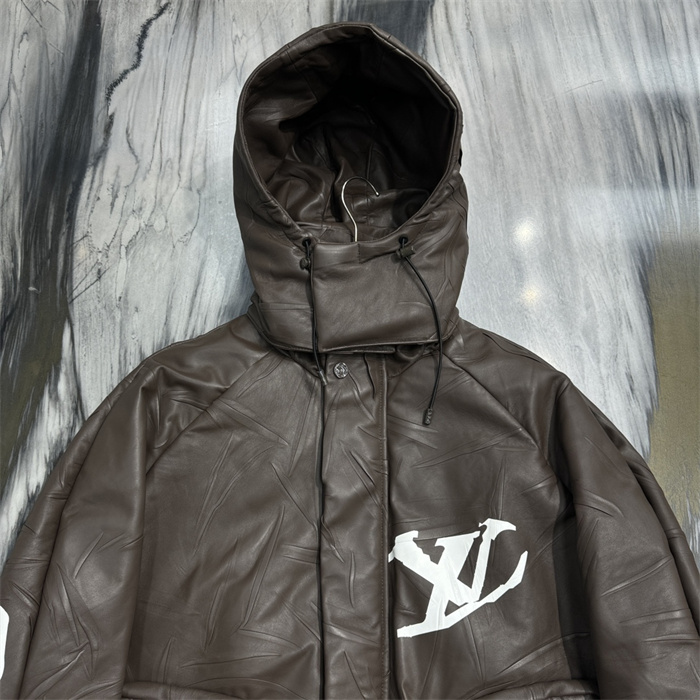 2024fw LV Real Leather Jacket Top Version