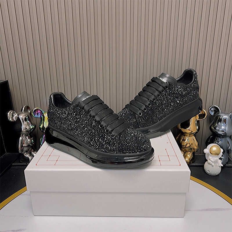 A1exa*der Mcqv*en-Inspired Sparkle Platform Sneakers: Shine in Every Step Reps