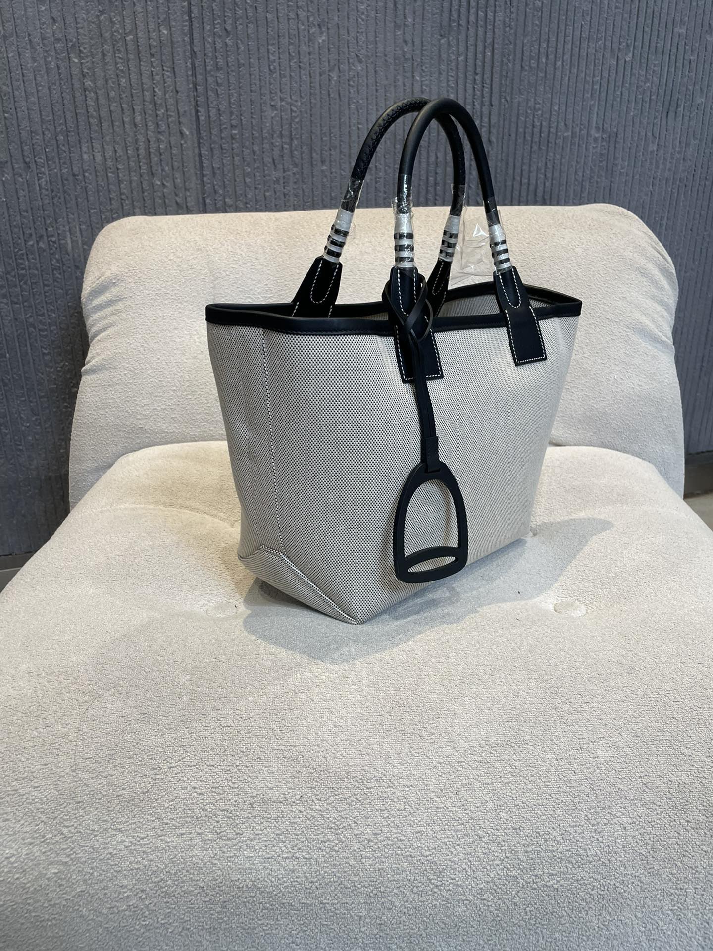 H**me5 Steeple handbag, handcrafted leather wrapped version